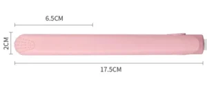 EU Plug Mini Fast-Heating Hair Straightener, Multicolor Clamp, Dual-Use for Straightening & Curling Hair, Fringe/Bangs Styling
