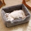 Bed for Cats, Pet Products, Cushions, Kitten Winter Accessories, Dog All Houses Supplies