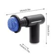 Professional Level Muscle Massage Gun, Relaxation Intelligent Exercise Fitness Massager, Cold and Hot Compress Fascia Gun, 6 Heads