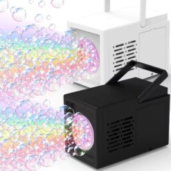 10-Hole Fully Automatic Bubble Blowing Handheld Electric Bubble Machine Toy, Outdoor Birthday, Without Battery and Bubble Water