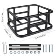Rear Bike Basket, Bicycle Cargo Rack Bag, Large Capacity Front E-Bike Basket, Bike Baskets, Rear Rack for Outdoor Travel & Shopping Rear Bike Basket, Bicycle Cargo Rack Bag, Large Capacity Front E-Bike Basket, Bike Baskets, Rear Rack for Outdoor Travel & Shopping