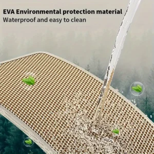 1Pc Large Size Cat Litter Mat, Advanced Honeycomb Double Layer Design, Urine Waterproof, Easy Cleaning, Scatter Control, Stay Clean