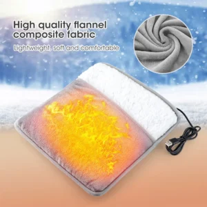 Winter Electric Foot Heating Pad, USB Soft Plush Thermal Blanket Feet, Foot Warming Mat Heating Slippers for Home, Office, Bedroom Winter Electric Foot Heating Pad, USB Soft Plush Thermal Blanket Feet, Foot Warming Mat Heating Slippers for Home, Office, Bedroom