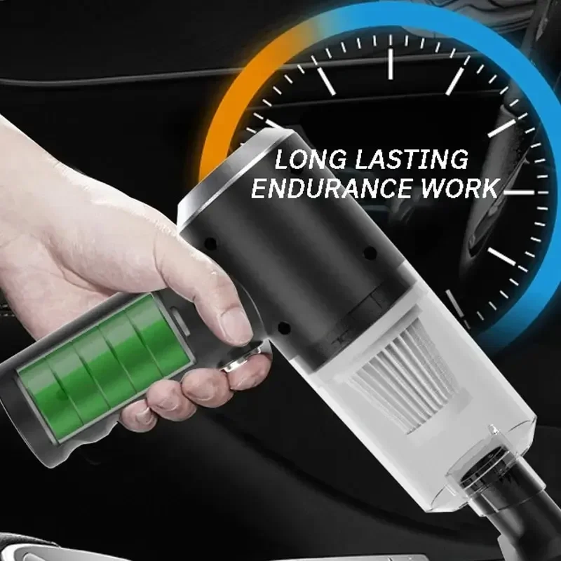 Portable Wireless Car Vacuum Cleaner, Dual Use for Home and Car, 120W High Power, Powerful Vacuum Cleaner Portable Wireless Car Vacuum Cleaner, Dual Use for Home and Car, 120W High Power, Powerful Vacuum Cleaner - Image 9