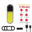 5 Modes Light, Bicycle Rear Light, Waterproof Bike Light, COB USB Rechargeable, MTB Bike Taillights for Cycling Safety 5 Modes Light, Bicycle Rear Light, Waterproof Bike Light, COB USB Rechargeable, MTB Bike Taillights for Cycling Safety