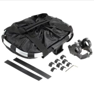 Bicycle Front Basket, Bike Small Pet Dog Carry Pouch, 2-in-1 Detachable MTB Cycling Handlebar Tube Hanging, Fold Baggage Bag, 5KG Load Bicycle Front Basket, Bike Small Pet Dog Carry Pouch, 2-in-1 Detachable MTB Cycling Handlebar Tube Hanging, Fold Baggage Bag, 5KG Load