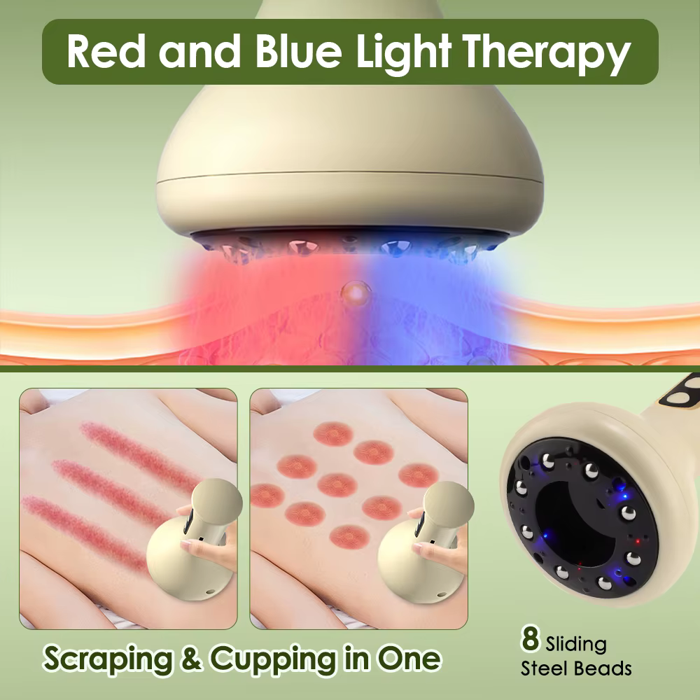 Smart Electric Body Massager - Portable Handheld Device with Heat & Suction for Home Use Smart Electric Body Massager - Portable Handheld Device with Heat & Suction for Home Use - Image 3