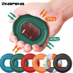 Silicone Finger Gripper Ring, Hand Muscle Strengthener Ring, Wrist Finger Trainer, Exercise Carpal Expander, Workout Fitness Device
