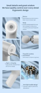 Portable Electric Massage Gun with 4 Interchangeable Heads & LED Light for Full Body Relaxation Electric Massage Gun