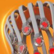 Electric Octopus Scalp Massager 20 Claws with Red Light Therapy - 5 Modes Vibration Head Scratcher for Stress Relief & Relaxation