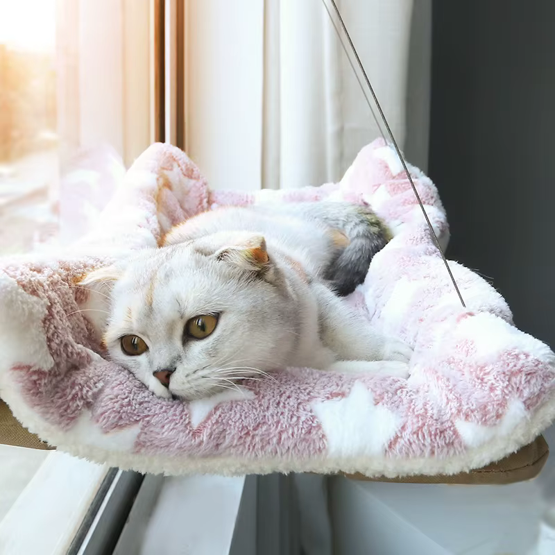 Pet Cat Hammock, Aerial Hanging Cat Bed, Cats Bed House, Kitten Climbing Frame, Sunny Window Seat Nest, Bearing 20kg Pet Cat Hammock, Aerial Hanging Cat Bed, Cats Bed House, Kitten Climbing Frame, Sunny Window Seat Nest, Bearing 20kg - Image 9