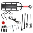 Mountain Bike Carrier with Reflective Plate, Riding Equipment, Quick Disassembly, Aluminum Alloy Bicycle Rear Shelf