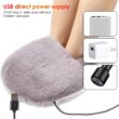 Electric Foot Warmer Heater, Constant Temperature Heating Pad, Soft Velvet Washable, Winter Warm Foot for Home Bedroom Feet Warmer