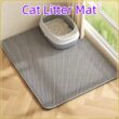 Premium Large Cat Litter Mat, Waterproof Double Layer Litter Trapper, Non-Slip, Washable Pet Toilet Pad, Sand Control