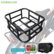 Rear Bike Basket, Bicycle Cargo Rack Bag, Large Capacity Front E-Bike Basket, Bike Baskets, Rear Rack for Outdoor Travel & Shopping