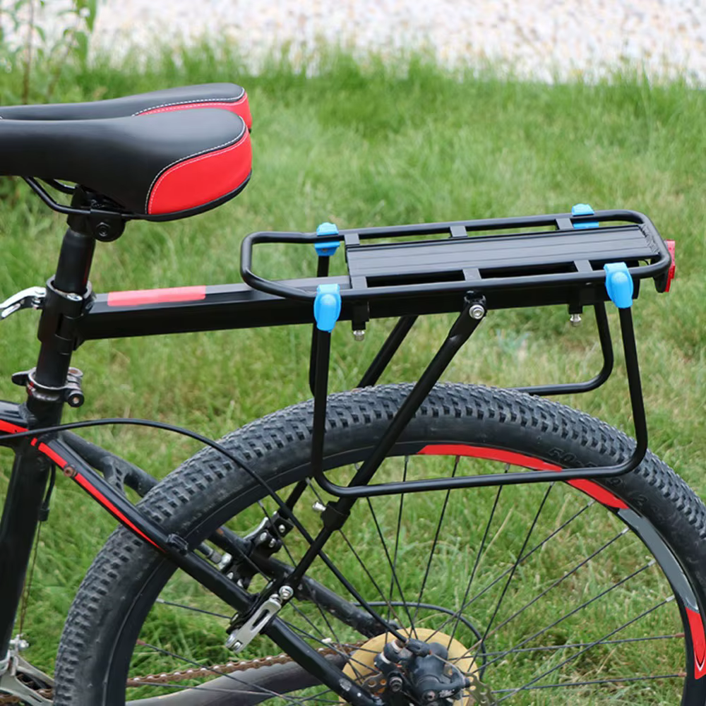 Quick Release, Adjustable Bike Bicycle Cargo Rack, Rear Rack for MTB, Road Bicycle, Luggage Carrier with Mudguard Quick Release, Adjustable Bike Bicycle Cargo Rack, Rear Rack for MTB, Road Bicycle, Luggage Carrier with Mudguard