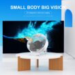 Mini 3D Holographic Projector Fan, Desktop LED Advertising Machine, Hologram Picture & Video Display, Remote Control with Stand