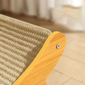 Wooden Cat Scratching Pads, Multifunction Cats Sleeping Bed, Detachable Wear-Resistant Cat Scratch Board, Kitten Grinding Cats Toys