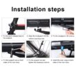 Quick Release, Adjustable Bike Bicycle Cargo Rack, Rear Rack for MTB, Road Bicycle, Luggage Carrier with Mudguard Quick Release, Adjustable Bike Bicycle Cargo Rack, Rear Rack for MTB, Road Bicycle, Luggage Carrier with Mudguard