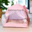 Cat Broken Flower Tent, Semi-Enclosed Internet Celebrity Tent Nest, Universal for All Seasons, Pet Supplies, Summer Dog and Cat Nest Cat Broken Flower Tent, Semi-Enclosed Internet Celebrity Tent Nest, Universal for All Seasons, Pet Supplies, Summer Dog and Cat Nest