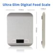 Digital Kitchen Scale, LED Stainless Steel, High-Precision Electronic Scales, Home Jewelry Food Weighing