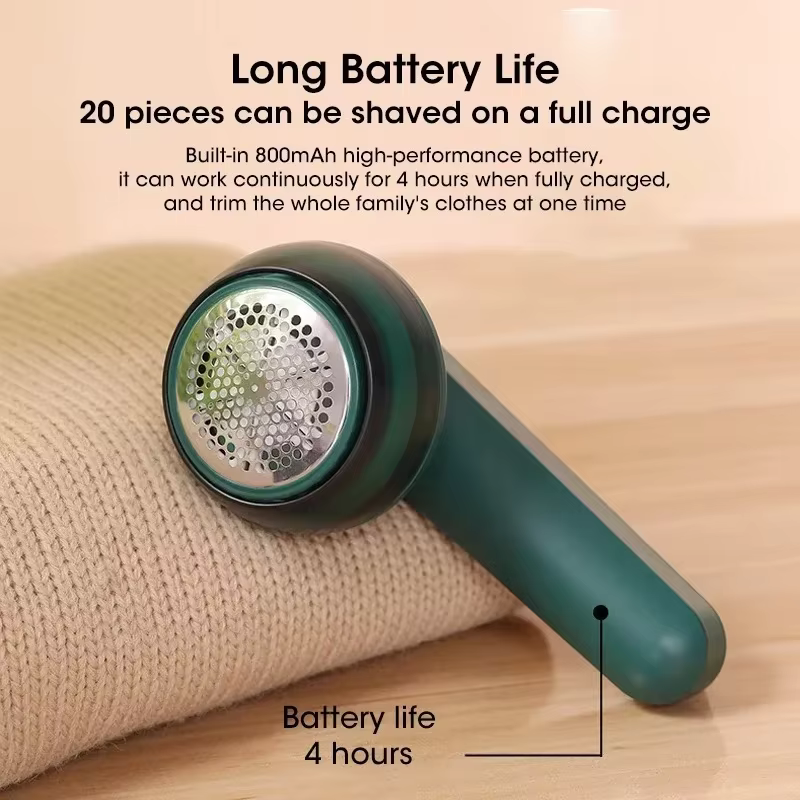 Hair Ball Trimmer, Fabric Shaver, Lint Remover, Upgraded 6-Blade Design, Fuzz Shaver, Rechargeable for Travel & Home, Type-C Charging Hair Ball Trimmer, Fabric Shaver, Lint Remover, Upgraded 6-Blade Design, Fuzz Shaver, Rechargeable for Travel & Home, Type-C Charging - Image 3