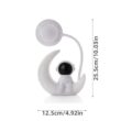 Creative Moon Astronaut Nightlight, LED Small Desk Lamp for Bedroom Decoration, Christmas Gift