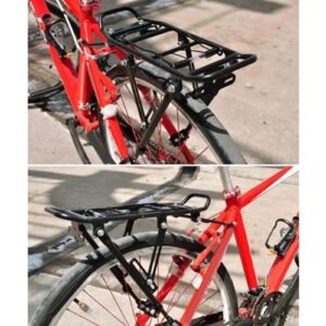 Mountain Bike, Bicycle Rear Luggage Cargo Rack, 25kg Alloy Tailstock Holder, Back Seat Shelf, Bicycle Carrier Rack for Road Bike Mountain Bike, Bicycle Rear Luggage Cargo Rack, 25kg Alloy Tailstock Holder, Back Seat Shelf, Bicycle Carrier Rack for Road Bike