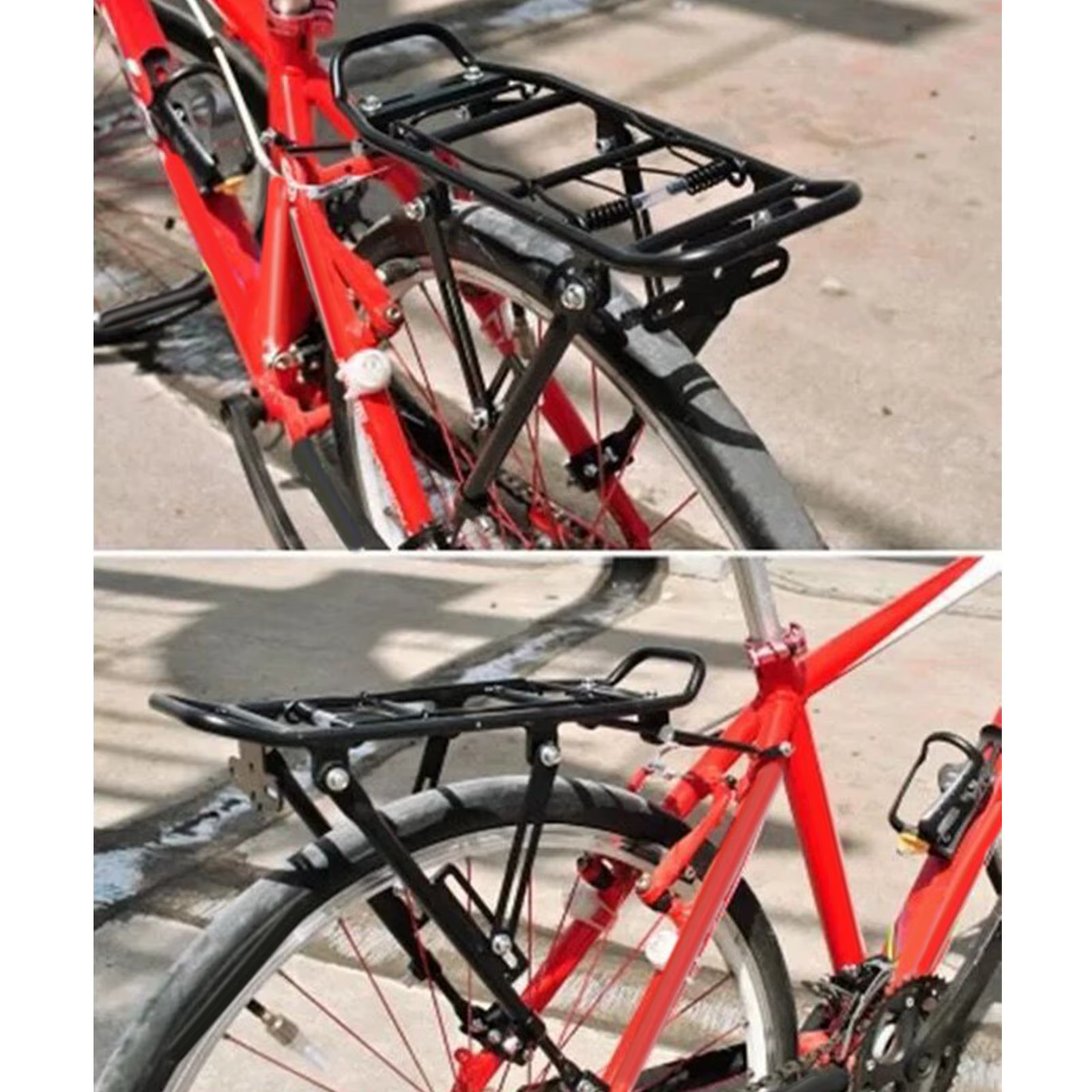 Mountain Bike, Bicycle Rear Luggage Cargo Rack, 25kg Alloy Tailstock Holder, Back Seat Shelf, Bicycle Carrier Rack for Road Bike Mountain Bike, Bicycle Rear Luggage Cargo Rack, 25kg Alloy Tailstock Holder, Back Seat Shelf, Bicycle Carrier Rack for Road Bike - Image 5