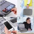 Travel Cable Storage Bag, Portable Waterproof Digital Electronic Storage Bag, USB Data Cable Charger Plug Storage Cable Storagebag