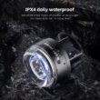 WEST BIKING Bicycle Tail Light, Smart Sensor Brake Rear Light, Waterproof, Colorful COB Bike Light, Cycling Safety Warning Taillight