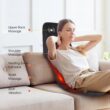 Electric Back Massager, Infrared Full-Body Massage Chair Cushion, Heating Vibrator Mat for Car/Home/Office, Lumbar & Neck Massage Mattress