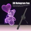 3D Hologram Fan, 16.5in, 2000x224 WiFi 3D Projector, with 224 LED Light Beads, for Business, Store Advertising 3D Hologram Fan, 16.5in, 2000x224 WiFi 3D Projector, with 224 LED Light Beads, for Business, Store Advertising