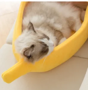 Winter Banana Cat Bed House, Funny Cute Cozy Cat Mat Beds, Warm Durable Portable Pet Basket Kennel, Dog Cushion, Cat Supplies Winter Banana Cat Bed House, Funny Cute Cozy Cat Mat Beds, Warm Durable Portable Pet Basket Kennel, Dog Cushion, Cat Supplies
