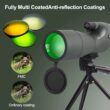 25-75×60 Telescope Spotting Scope, Powerful Zoom Monocular, FMC BAK4 Waterproof, for Bird Watching, Target Shooting, with Tripod