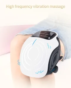 Cordless Heated Knee Massager with Red Light Therapy - 3-in-1 Vibration Joint Wrap for Shoulder Elbow & Knee Pain Relief
