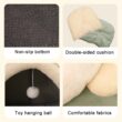 Deep Sleep Cat Bed, Cartoon Pet Bed, Foldable, Removable, Washable Pet Sleeping Bed for Small Dogs, Mat, Bag, Cave Cats Bed