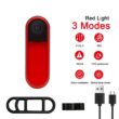 5 Modes Light, Bicycle Rear Light, Waterproof Bike Light, COB USB Rechargeable, MTB Bike Taillights for Cycling Safety 5 Modes Light, Bicycle Rear Light, Waterproof Bike Light, COB USB Rechargeable, MTB Bike Taillights for Cycling Safety
