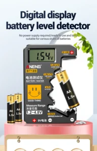 ANENG BT189 Button Cell Battery Tester, 9V, N, D, C, AA, AAA, Universal Household LCD Display Battery Tester, Power Bank Detectors, Tools ANENG BT189 Button Cell Battery Tester, 9V, N, D, C, AA, AAA, Universal Household LCD Display Battery Tester, Power Bank Detectors, Tools
