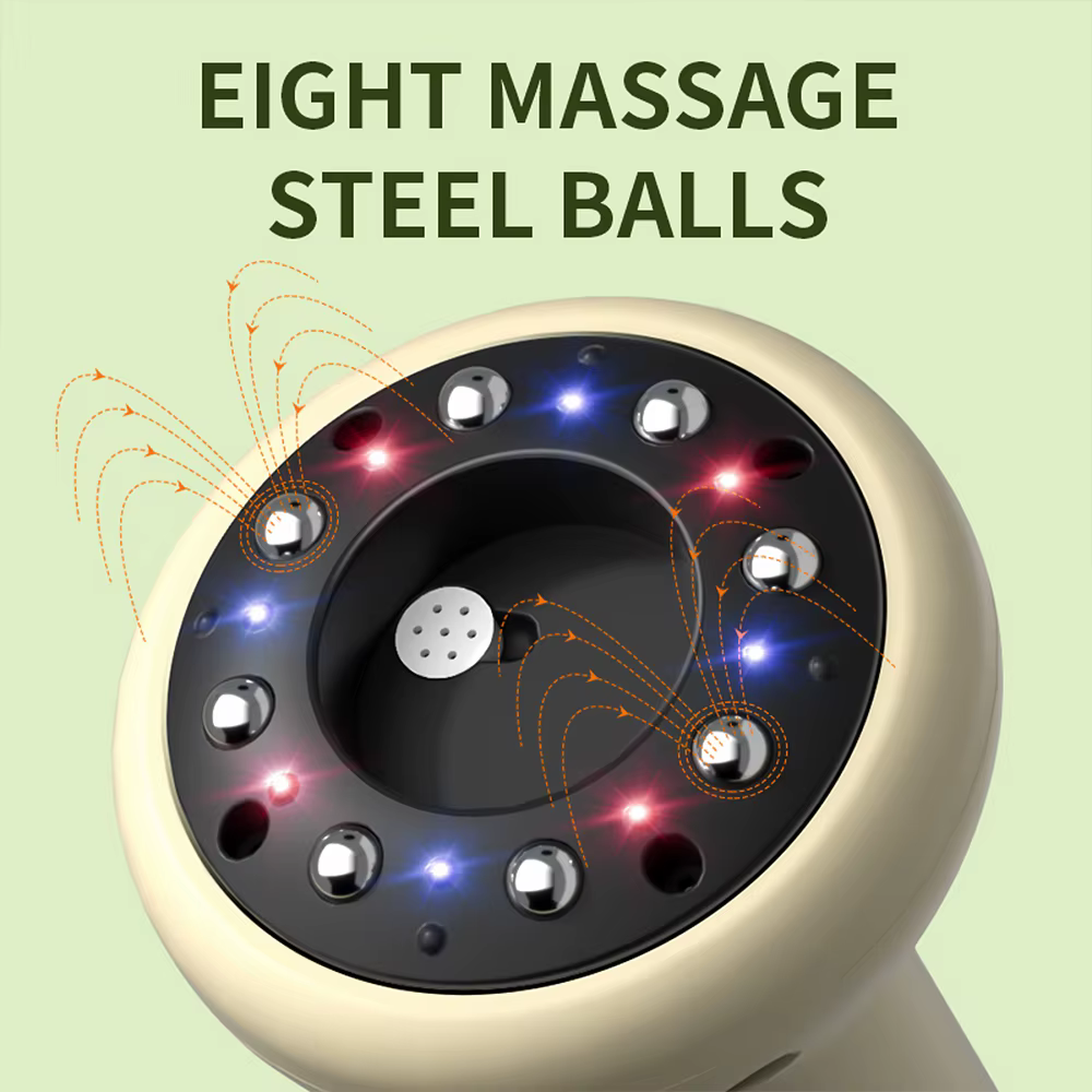 Smart Electric Body Massager - Portable Handheld Device with Heat & Suction for Home Use Smart Electric Body Massager - Portable Handheld Device with Heat & Suction for Home Use - Image 4