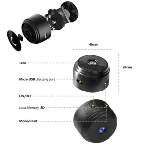 Wireless WiFi Camera, A9 Mini Video Recorder, Security Monitoring Camera, Intelligent Home Security for Infants