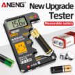 ANENG BT189 Button Cell Battery Tester, 9V, N, D, C, AA, AAA, Universal Household LCD Display Battery Tester, Power Bank Detectors, Tools ANENG BT189 Button Cell Battery Tester, 9V, N, D, C, AA, AAA, Universal Household LCD Display Battery Tester, Power Bank Detectors, Tools