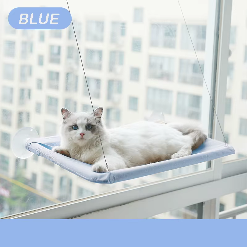 Pet Cat Hammock, Aerial Hanging Cat Bed, Cats Bed House, Kitten Climbing Frame, Sunny Window Seat Nest, Bearing 20kg Pet Cat Hammock, Aerial Hanging Cat Bed, Cats Bed House, Kitten Climbing Frame, Sunny Window Seat Nest, Bearing 20kg - Image 3