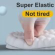 High Elasticity Latex Sport Insoles, Soft Shoe Pads, Arch Support Orthotic Insoles, Breathable Deodorant Insole (2Pairs)