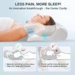 Cervical Memory Foam Pillow for Neck Pain Relief - Ergonomic Orthopedic Contour Support for Side & Back Sleepers
