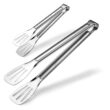 Stainless Steel Food Tongs, Barbecue Tongs, Meat Salad Steak Food Serving Clip, Tweezers, Long BBQ Cooking Tongs, Kitchen Utensils