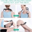 FITPERT Neck Massager, Shiatsu Deep Tissue Massager, Dual Trigger Point Shoulder Massager for Pain Relief