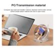 Mini 3D Holographic Projector Fan, Desktop LED Advertising Machine, Hologram Picture & Video Display, Remote Control with Stand