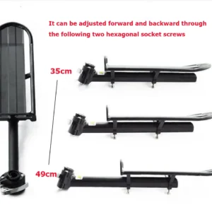 9KG Bicycle Luggage Carrier, Bike Rack, Aluminum Alloy Cargo Rear Rack Shelf, Cycling Seatpost Bag Holder Stand, MTB Install Tools 9