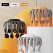 Electric Octopus Scalp Massager 20 Claws with Red Light Therapy - 5 Modes Vibration Head Scratcher for Stress Relief & Relaxation